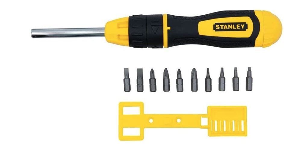 Multi-Bit Multi-Position Ratcheting Screwdriver Set 68-010