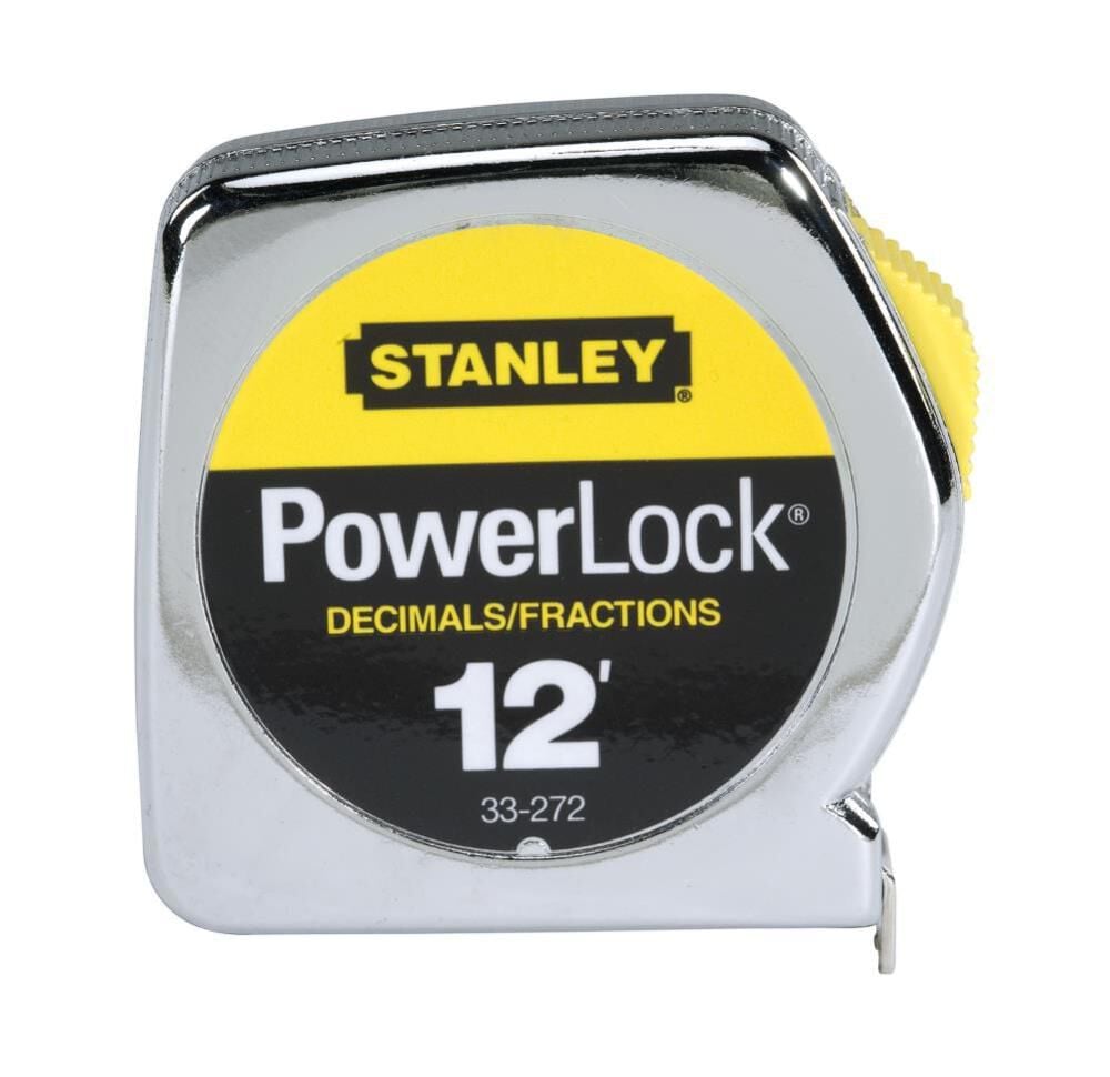 Powerlock Decimal Tape Rule with Metal Case 1/2 In. x 12 Ft. 33-272