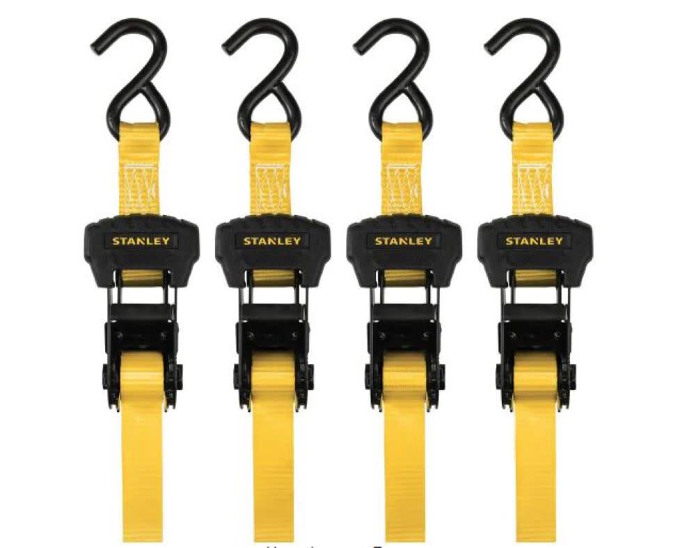 Ratchet Straps 1.25in X 16' 3000lbs 4pk S10204