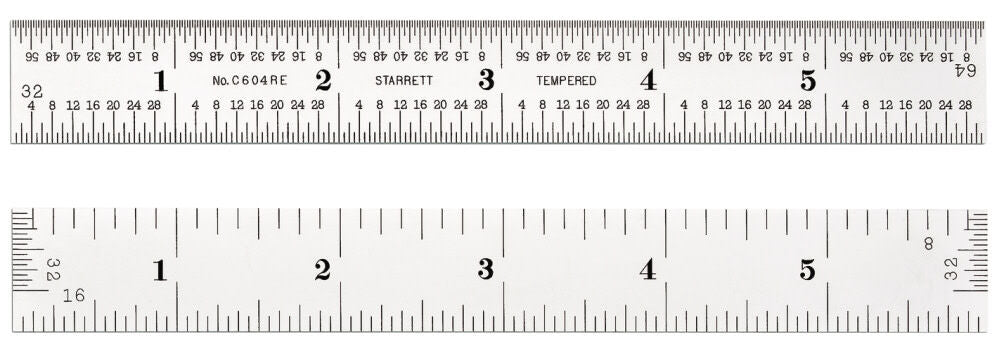 605 Series Steel Rule 6in 52660