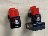Battery Mounts for Milwaukee M12 6pk Red BM-MW12-RED-6