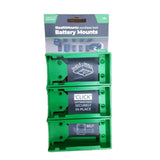 Green Battery Mount For 18V Batteries 6pk BM-FT18-GRN-6