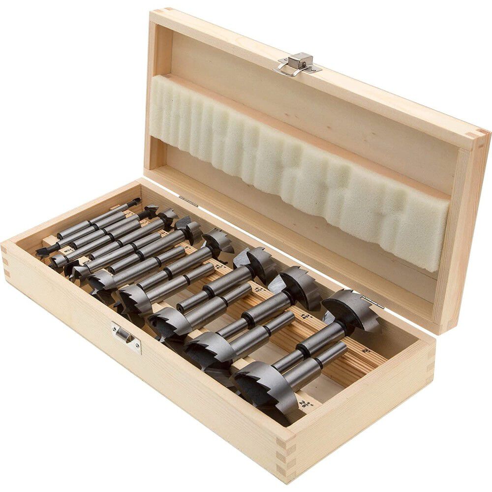 Forstner Bit Set 1/4 to 2-1/8in 16pc D1030