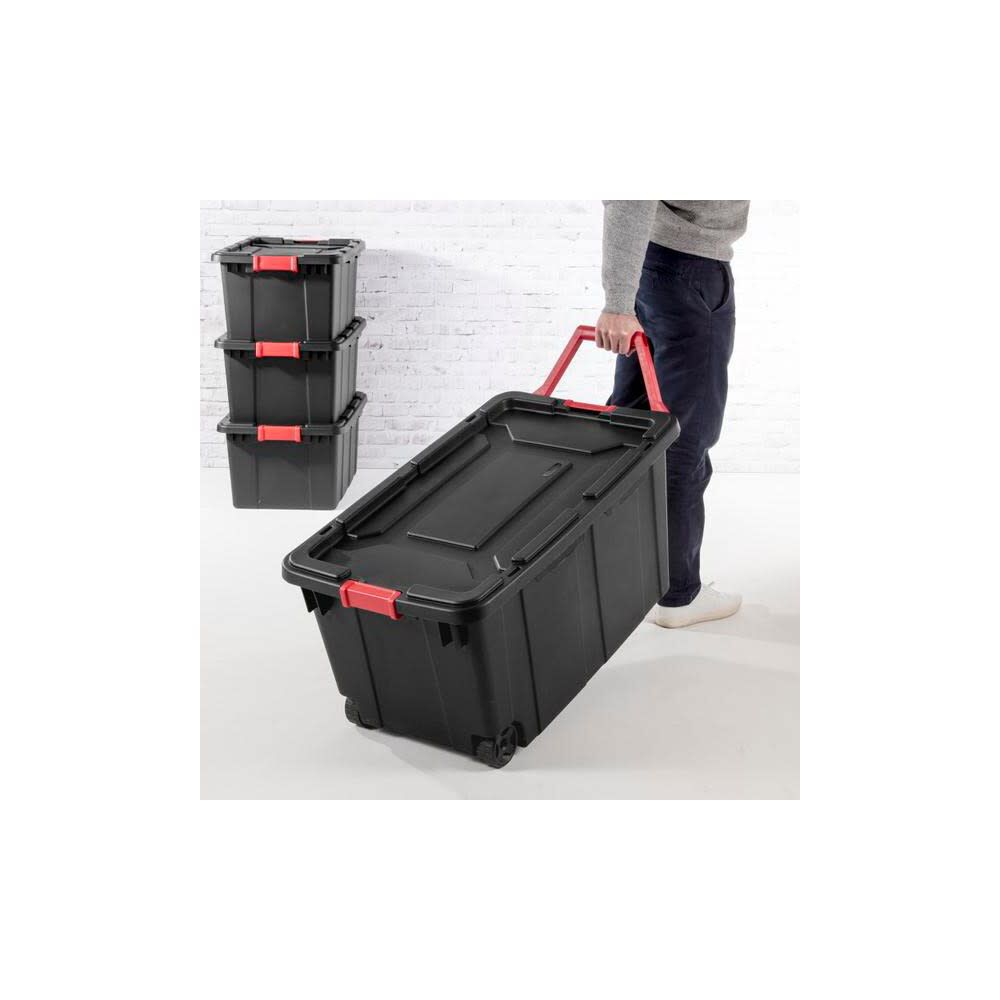 15 Gallon Industrial Tote Black 14649006