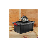 15 Gallon Industrial Tote Black 14649006