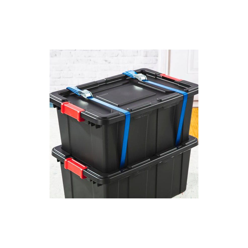 15 Gallon Industrial Tote Black 14649006