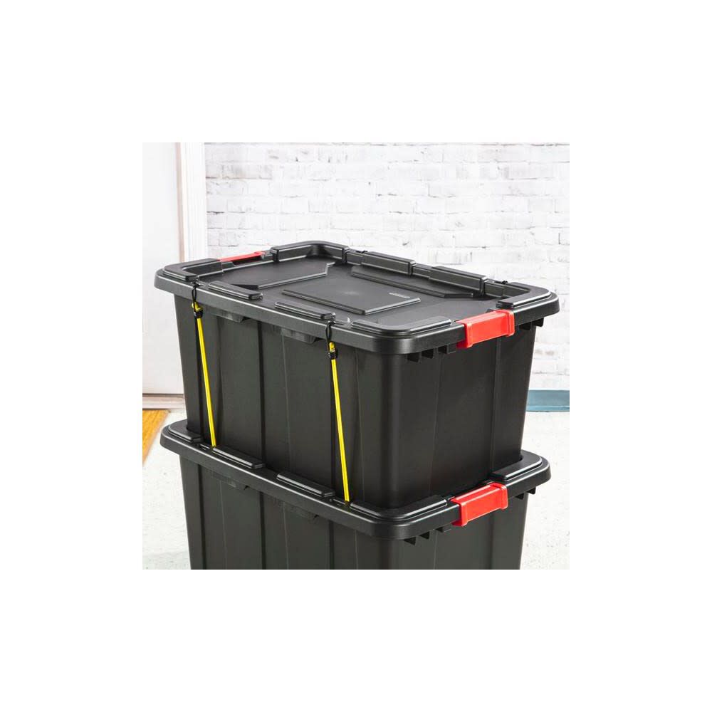 15 Gallon Industrial Tote Black 14649006