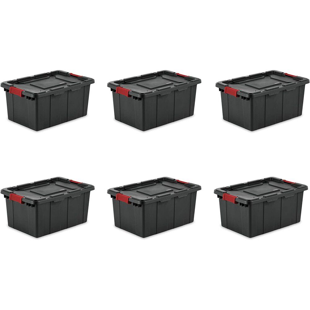 15 Gallon Industrial Tote Black 14649006