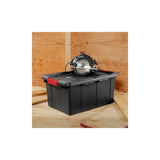 15 Gallon Industrial Tote Black 14649006