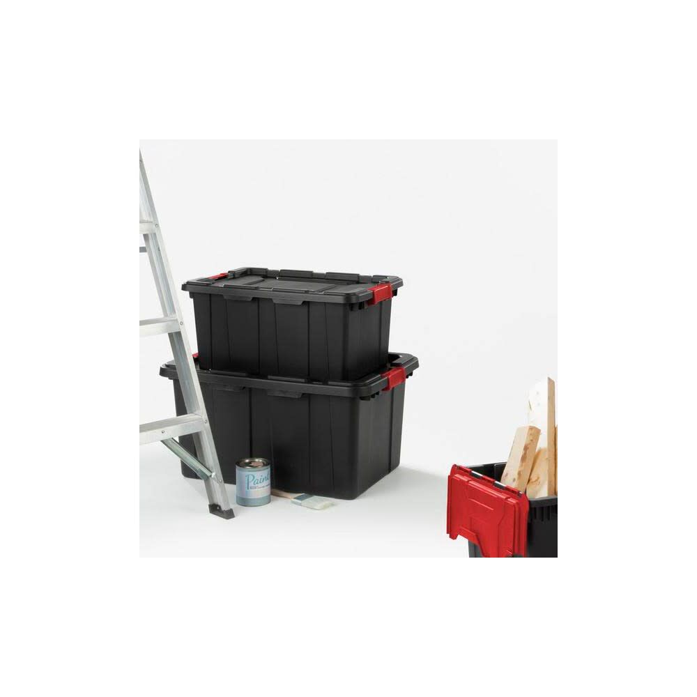 15 Gallon Industrial Tote Black 14649006