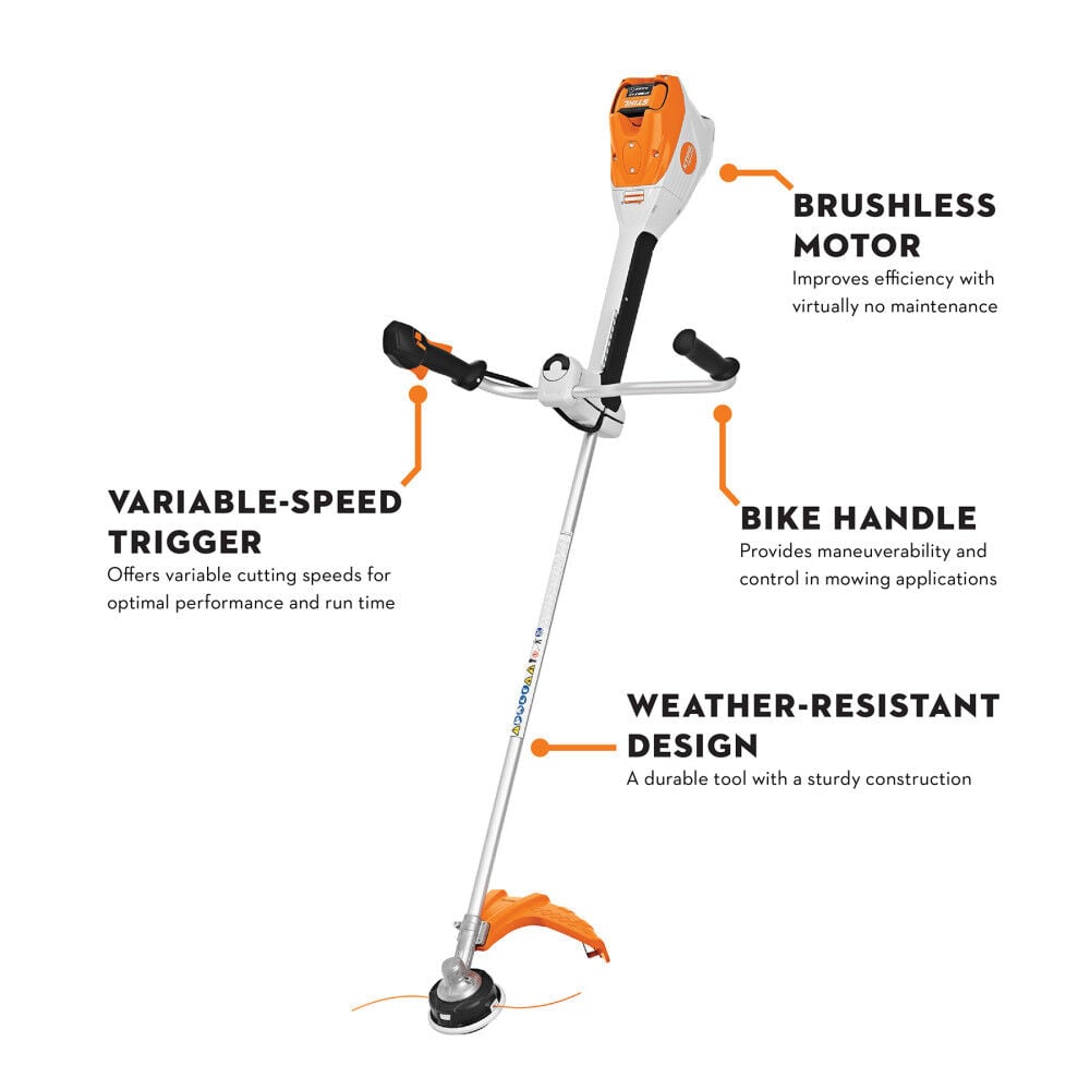 FSA 200 18 Inch 36V Battery Bike-Handled Trimmer Cordless (Bare Tool) 4147 200 0578 US