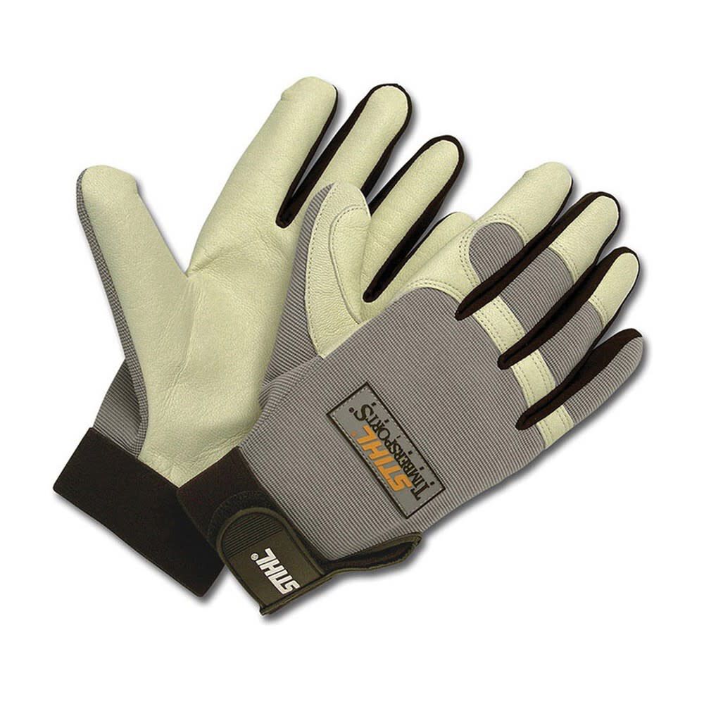 Goatskin Leather Timbersports Gloves Unisex Black/Gray XL 7010 884 1135