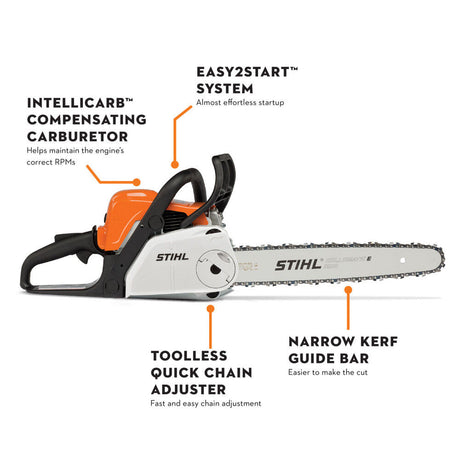MS 180 C-BE 16 In. Chainsaw - 61 PPM 1130 200 0372 US