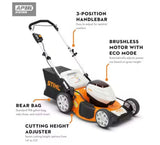 RMA 510 21 Inch Cordless Push Lawn Mower Kit with AP300S Battery & AL300 Charger 6372 200 0051