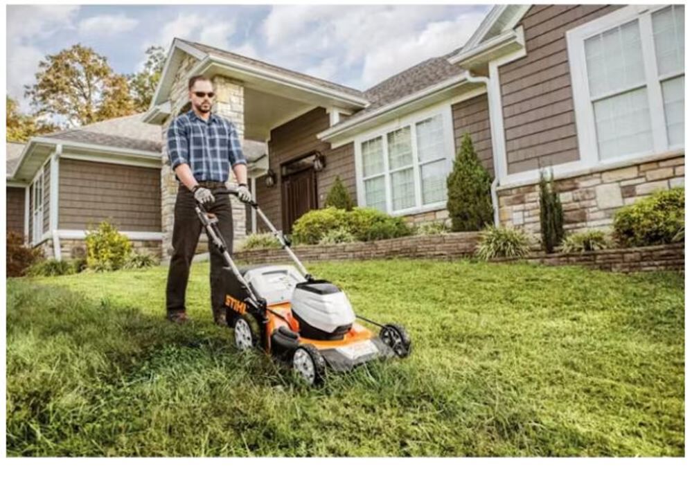 RMA 510 21 Inch Cordless Push Lawn Mower Kit with AP300S Battery & AL300 Charger 6372 200 0051