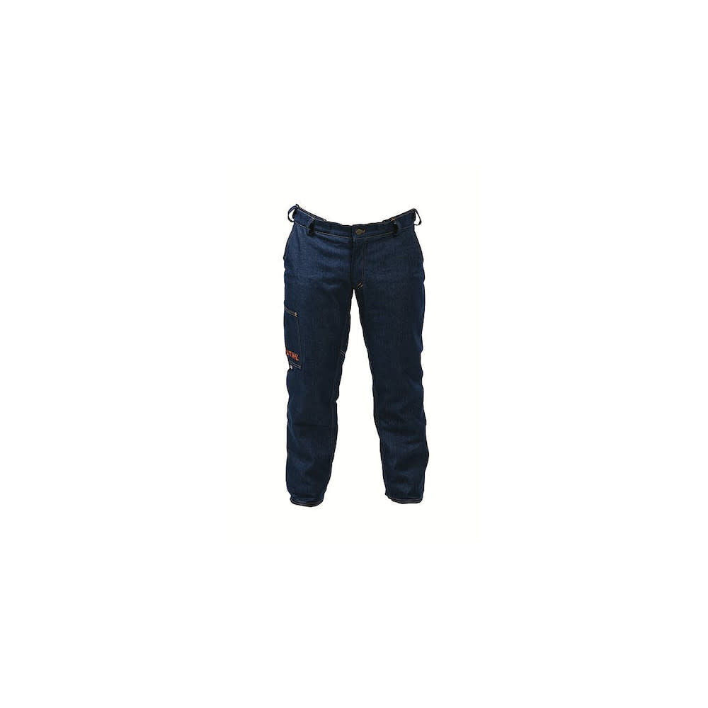 X-Large Cut-Retardant Function Blue Denim Pants 0000-886-0748