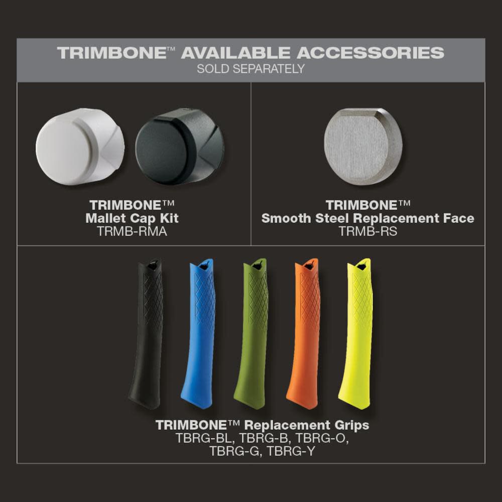 Blue Replacement Grip for TRIMBONE Hammer TBRG-B