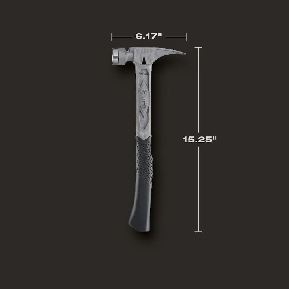 TIBONE 14oz Smooth/Curved Titanium Framing Hammer TIB14RSC