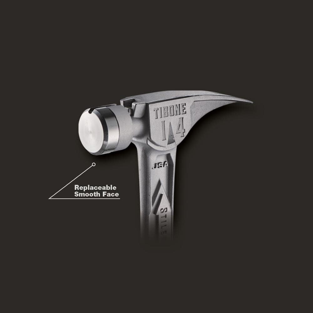 TIBONE 14oz Smooth/Curved Titanium Framing Hammer TIB14RSC