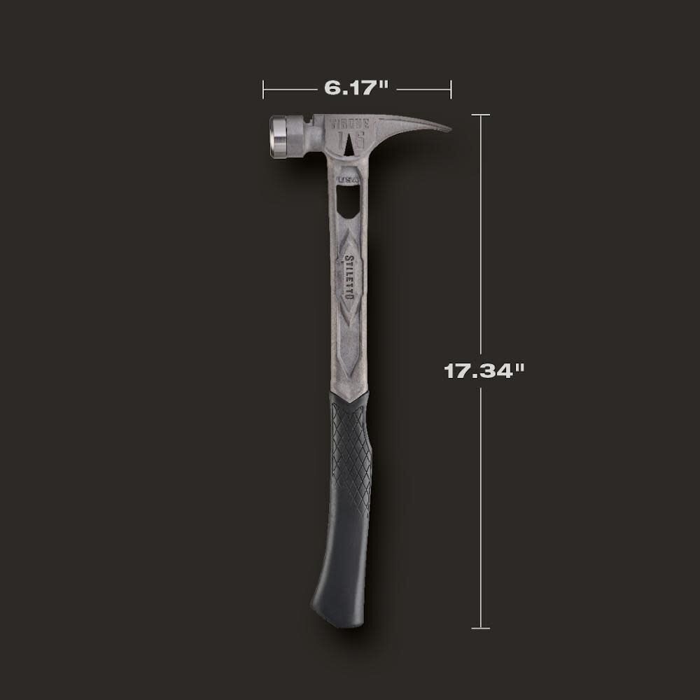 TIBONE 15oz Smooth/Curved Titanium Framing Hammer TIB15SC