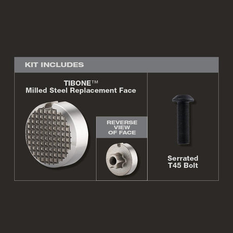 TIBONE Milled Steel Replacement Face TIB-MR