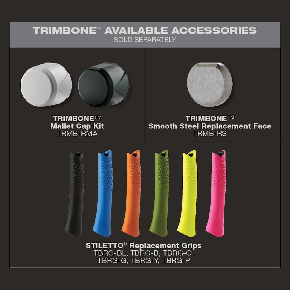 TRIMBONE 10oz Titanium Finish Hammer TRMB