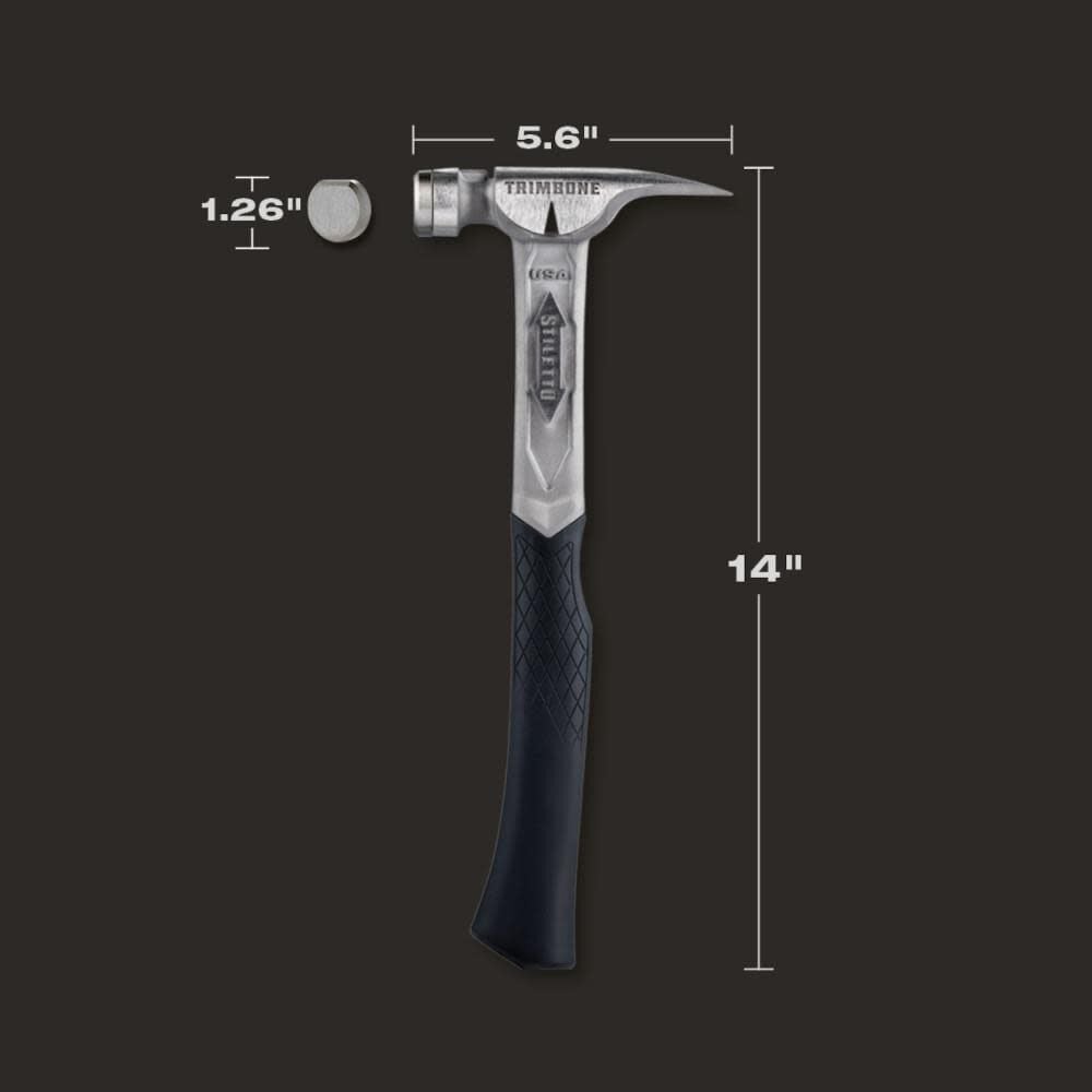 TRIMBONE 10oz Titanium Finish Hammer TRMB