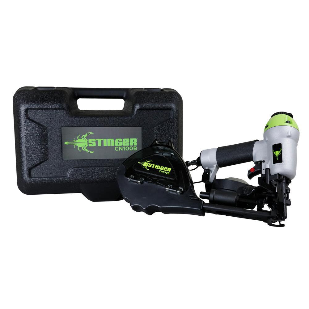 CN100B Cap Nailer 1-in 15-Degree Pneumatic Roofing Nailer 136252