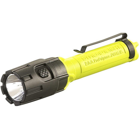 Dualie Flashlight Yellow AA Battery Powered 67750
