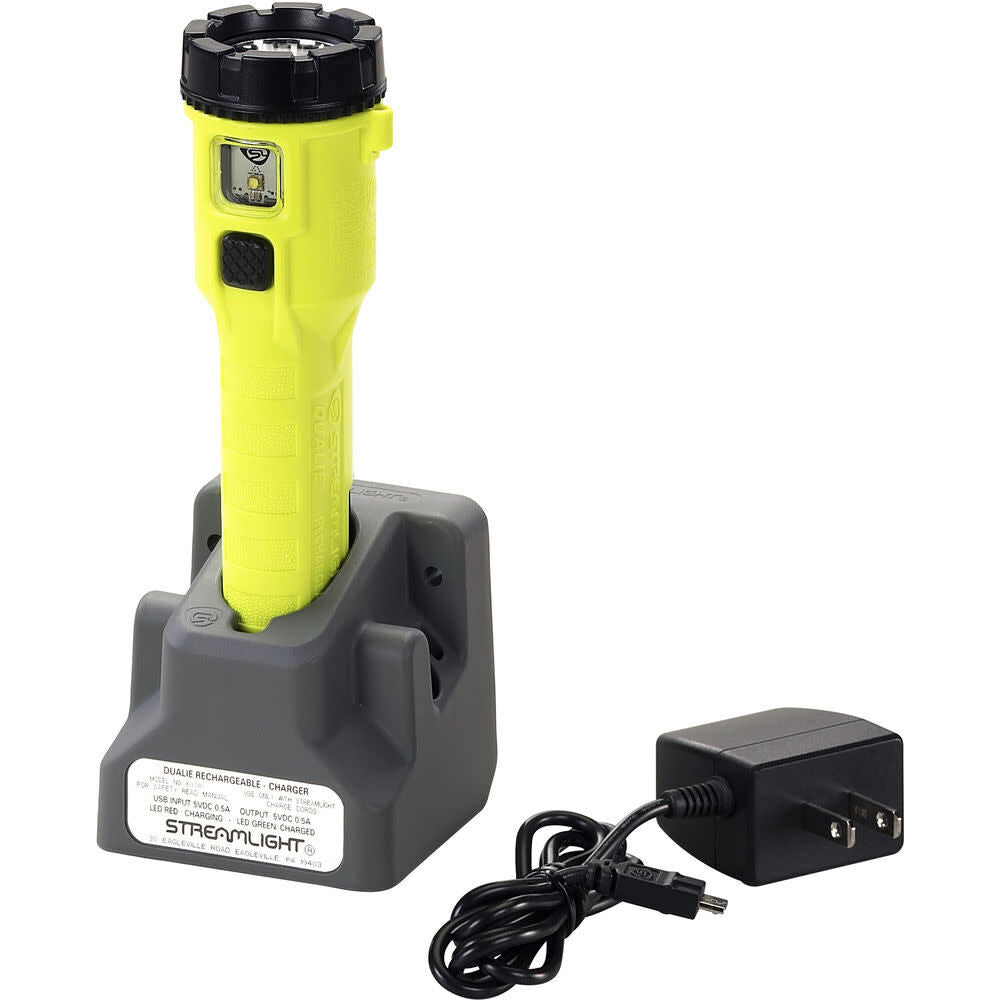 Dualie Yellow Intrinsically Rechargeable Flashlight 68795