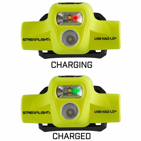 Haz-Lo Yellow USB Rechargeable Spot & Flood Headlamp 61460