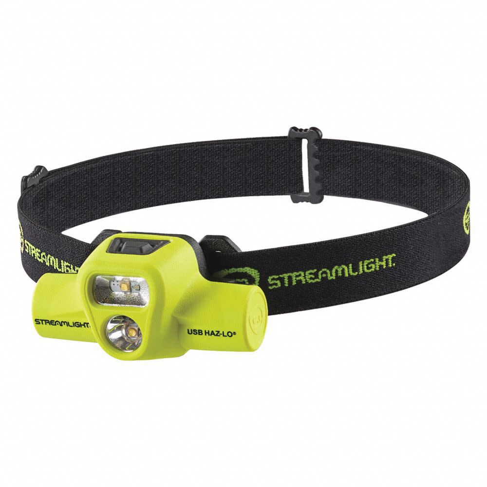 Haz-Lo Yellow USB Rechargeable Spot & Flood Headlamp 61460