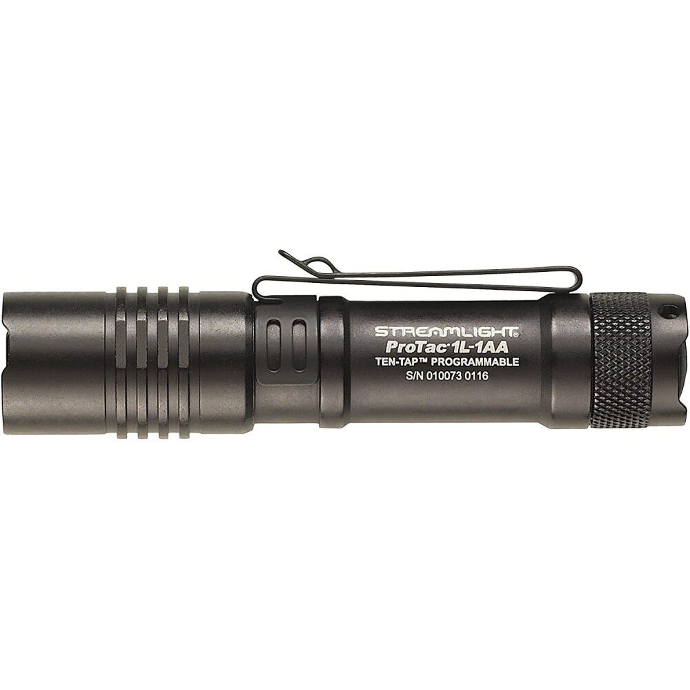 ProTac 1L-1AA Black Dual Fuel Flashlight 88061