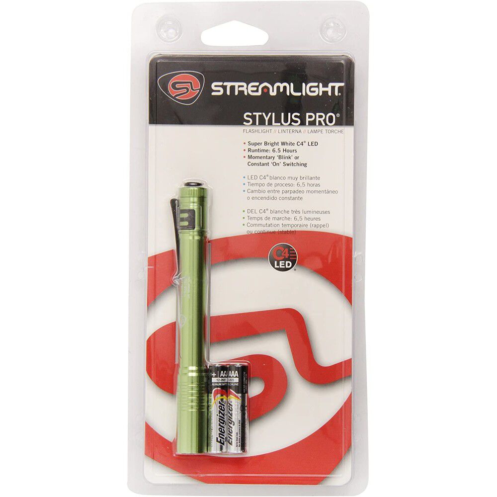 Stylus Pro Penlight AAA Battery Powered LED Green 66129