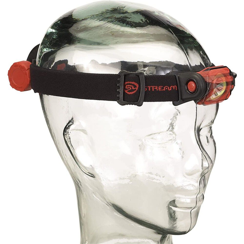 Twin-Task Red USB Rechargeable MultiFunction Headlamp 51064