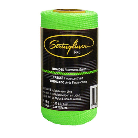 #18 Construction Replacement Roll Braided Fluorescent Green 250 ft 35168