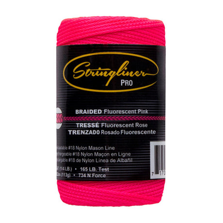 250 Ft. Braided Flo Pink Mason's Line Roll 35162