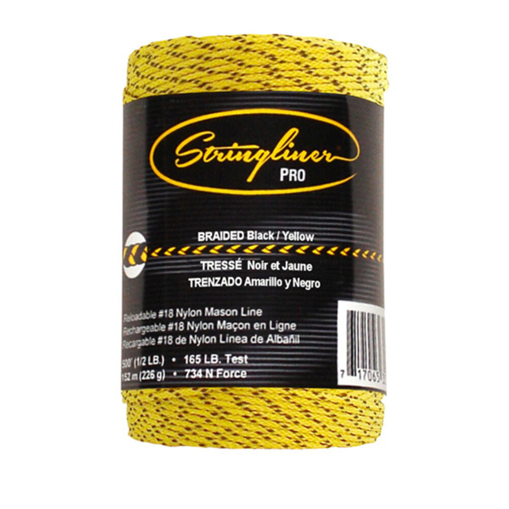 #27 Construction Replacement Roll Braided Black/Yellow 320 ft 35495