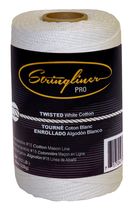 Cotton Replacement Roll Twisted Cotton Line-White 1080 ft 12793