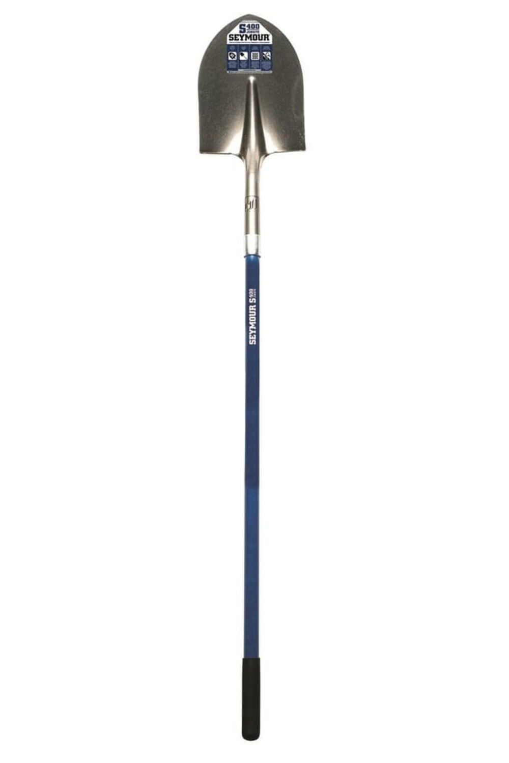 Shovel Round Point Blue Fiberglass Handle 49450