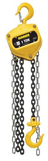 1 Ton Chain Hoist with 15 ft. Chain Fall 787563