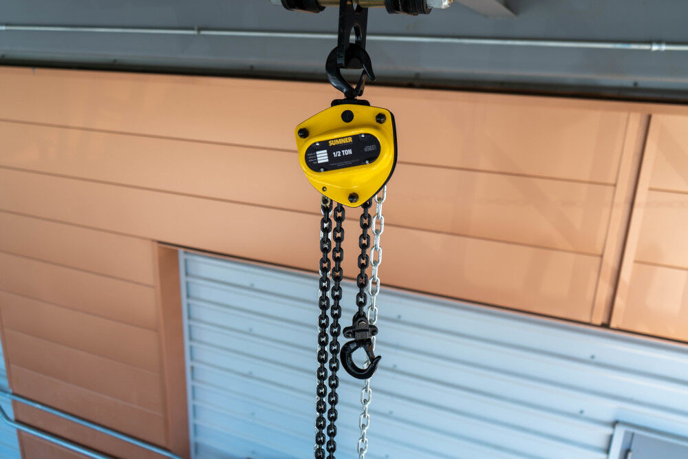 1/2 Ton Chain Hoist with 20 ft. Chain Fall 787406