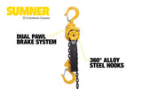 Lever Hoist 1/4 Ton with 5' Chain Fall 787536