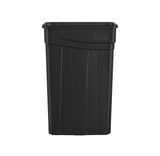 Plastic Slim Trash Can - 23 Gallon Black TCN2030BK