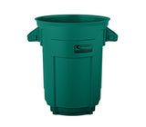 Plastic Utility Trash Can - 20 Gallon Green BMTCU20G