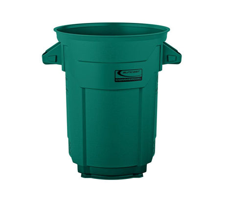 Plastic Utility Trash Can - 20 Gallon Green BMTCU20G