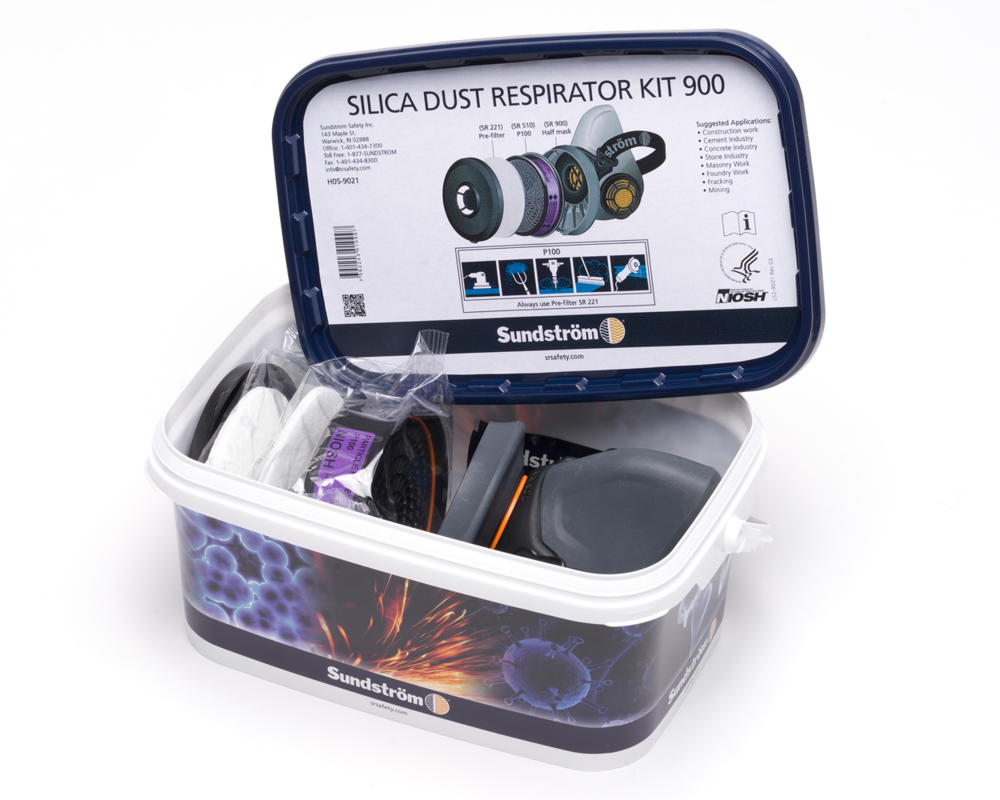 SR900 Air Purifying Respirator Silica Dust Kit - Small H05-9021S