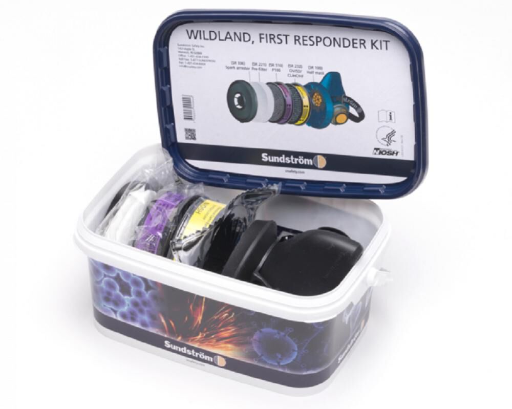 SR 100 Air Purifying Respirator Wildland Fire Kit - L/XL H05-6121L