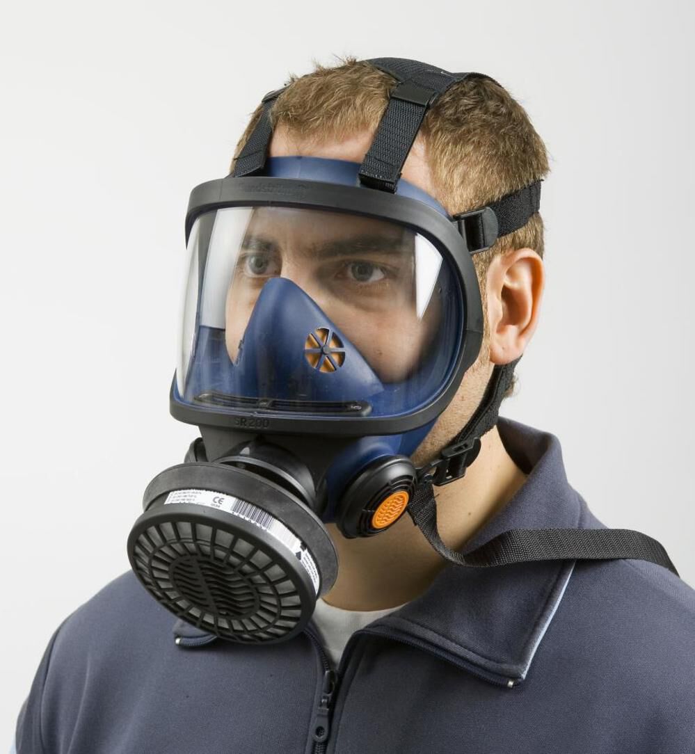 SR 200 Full Face Mask Glass Visor H01-1321