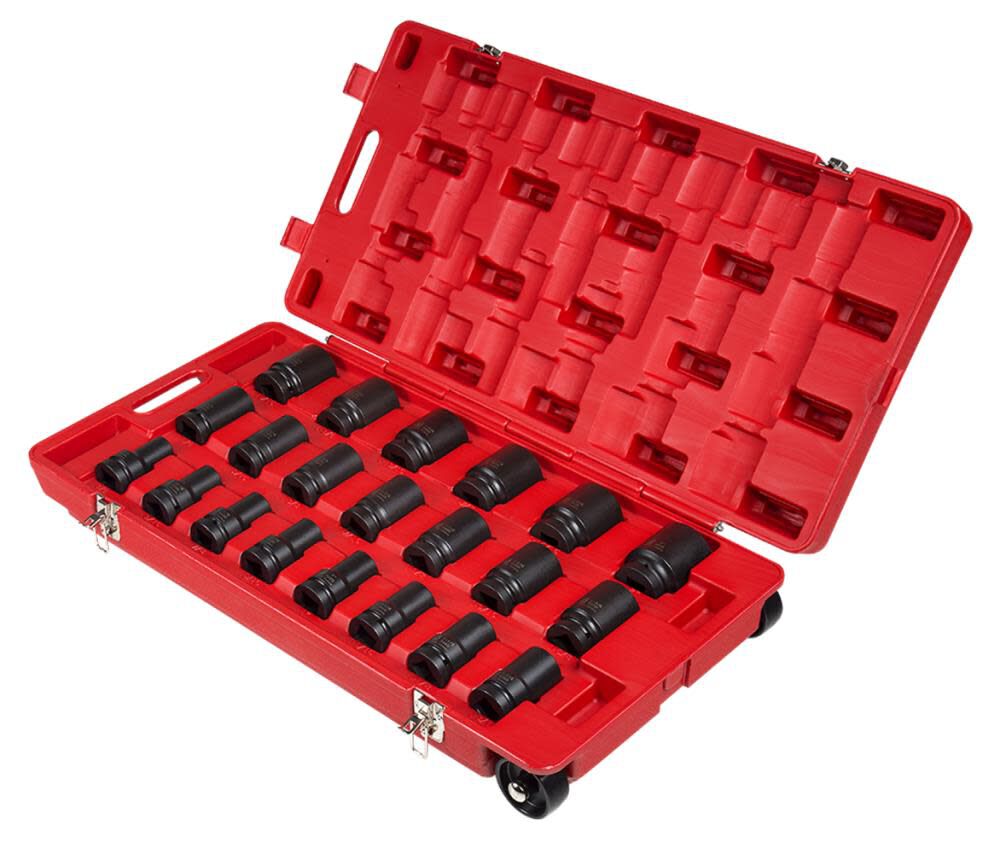 1 In. Drive SAE Deep Impact Socket Set 21 pc. 5693